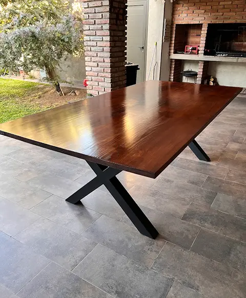 Mesa Industrial en X